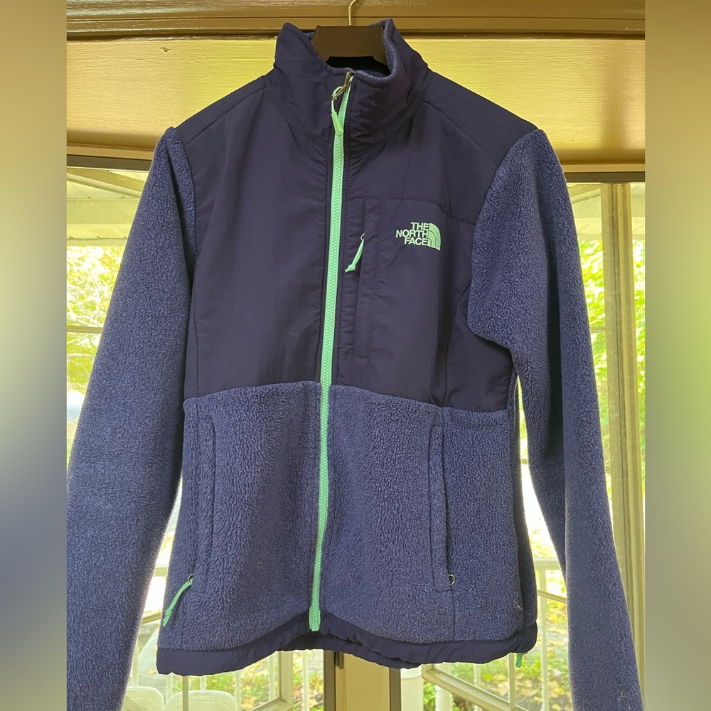 Women’s purple North Face fleece jacket